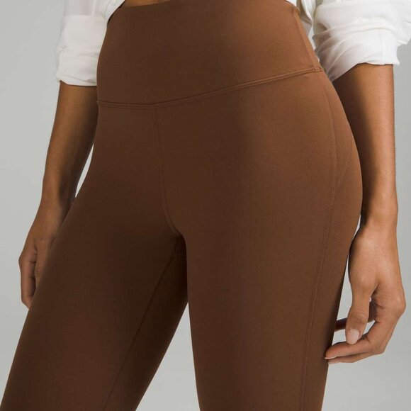Roasted Brown Lululemon Groove Super-High-Rise Flared Yoga Pant *Nulu - Picture 3 of 10